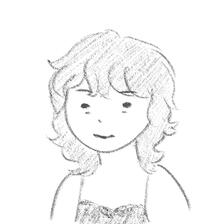 icon I drew of my face irl but in my cute style!